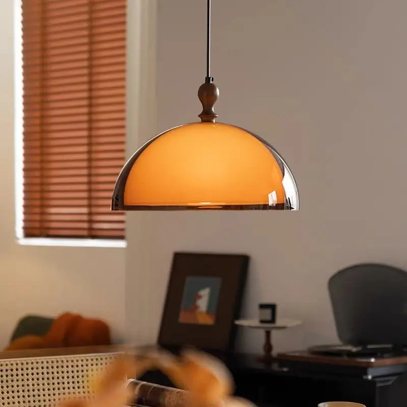 Soren Brown Glass Pendant Light