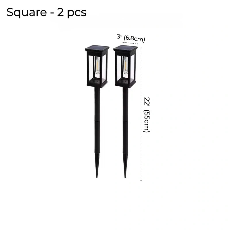 Timeless LED Filament Solar Path Lights