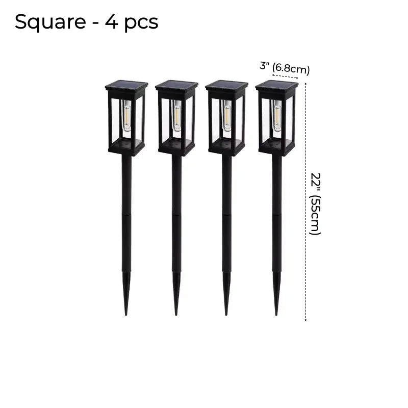 Timeless LED Filament Solar Path Lights