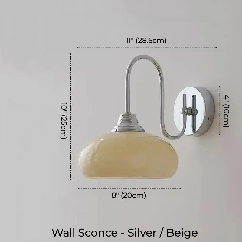 Oria Bauhaus Glass Chandelier & Wall Sconce