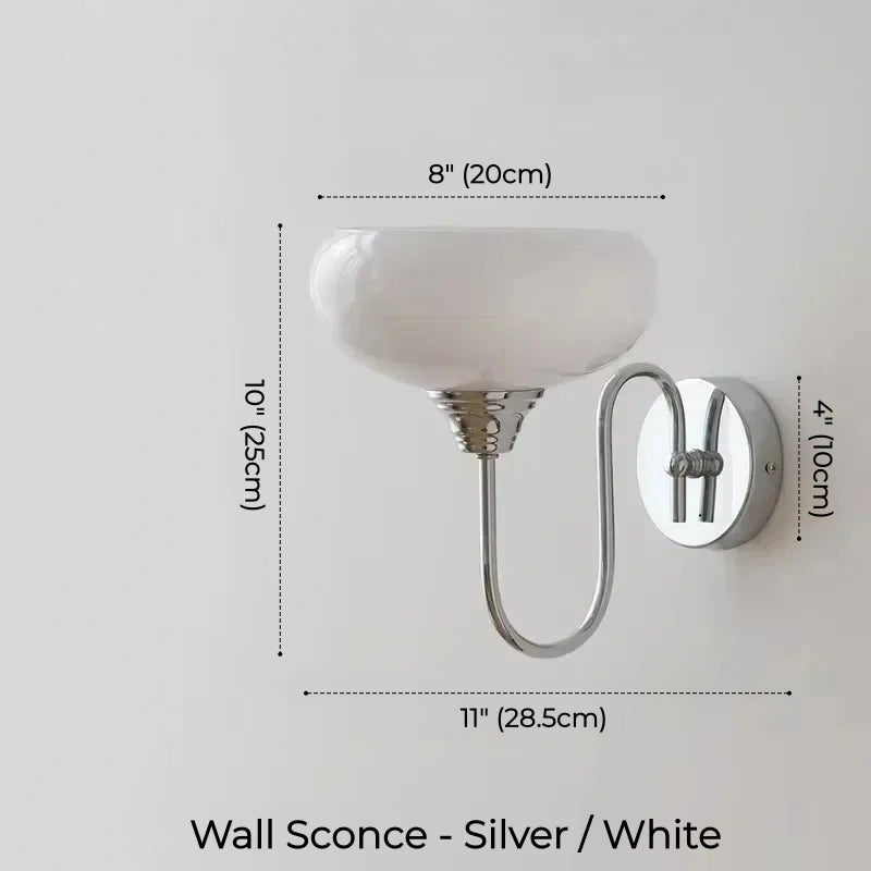 Oria Bauhaus Glass Chandelier & Wall Sconce