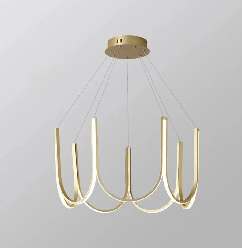 Modern U-Shape LED Pendant Light