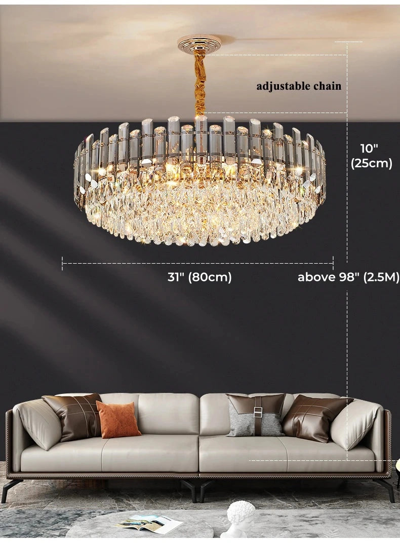 Lucent Modern Crystal Chandelier