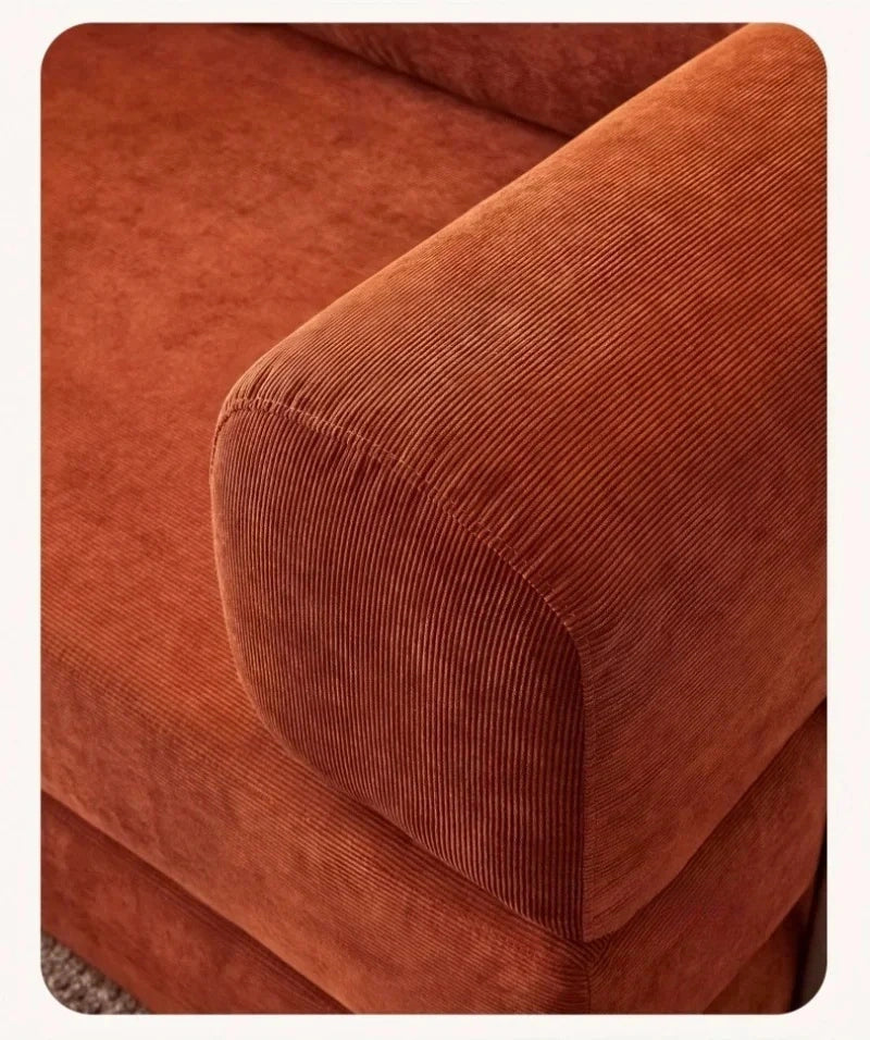 Foldable Corduroy Sofa Bed – Modern Minimalist Living Room Seating for Small Spaces