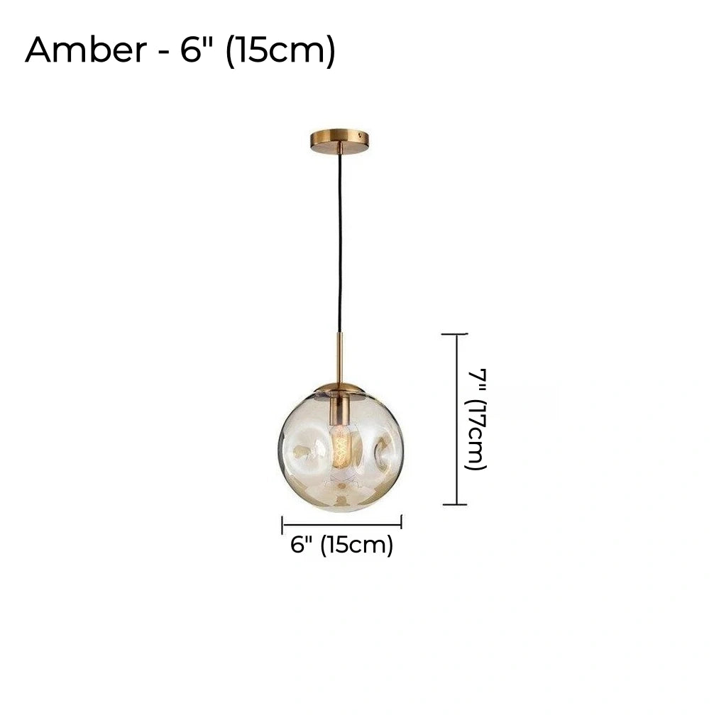 Suspension en verre alvéolé