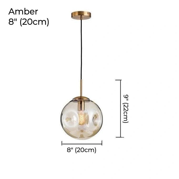 Suspension en verre alvéolé