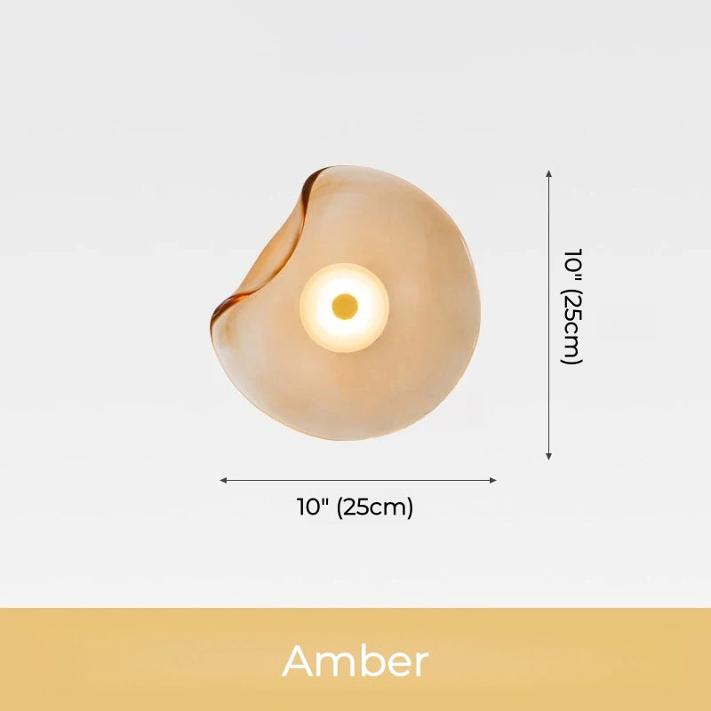 Liora Irregular Glass Wall Sconce