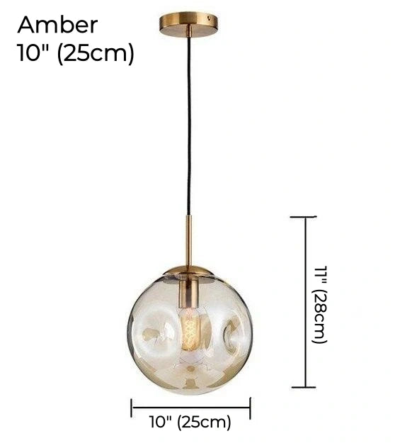 Suspension en verre alvéolé