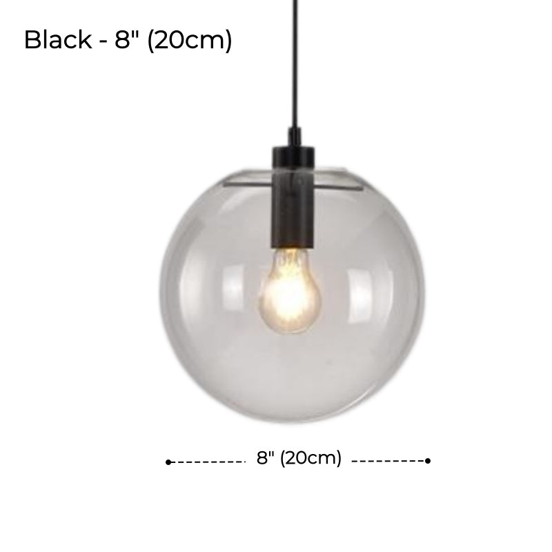 Élégante suspension Globe