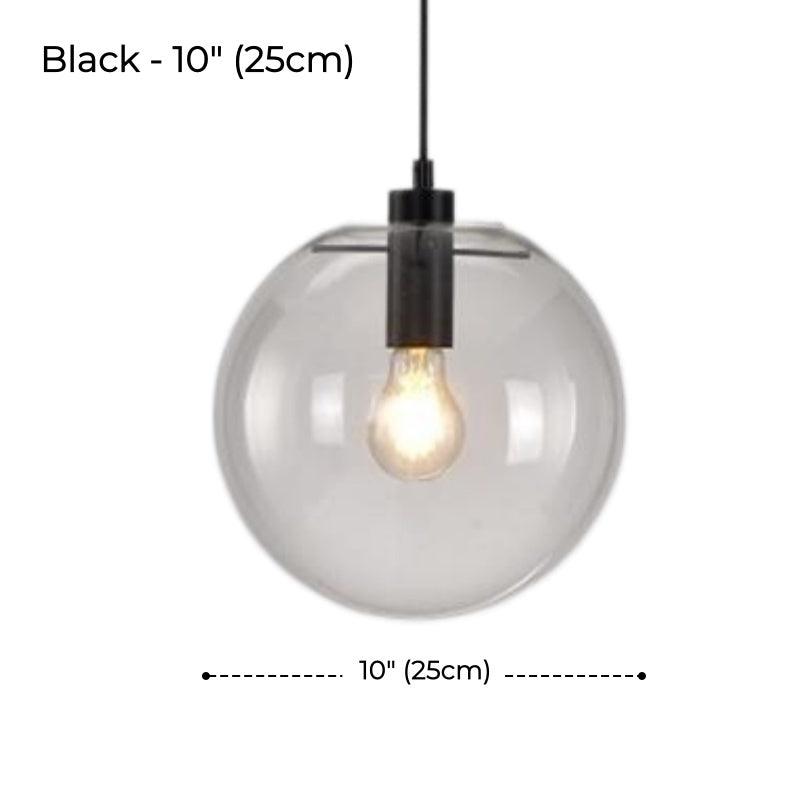 Élégante suspension Globe