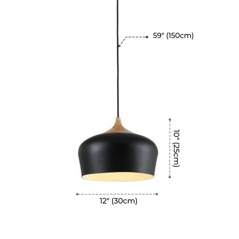 Luminaire de cuisine moderne, noir et blanc