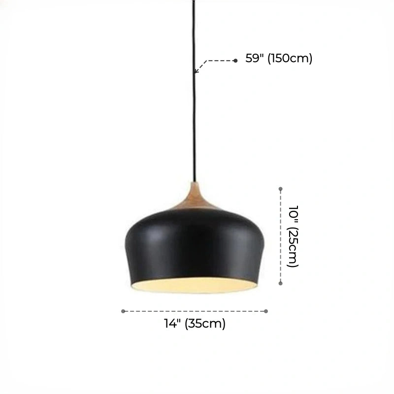 Luminaire de cuisine moderne, noir et blanc