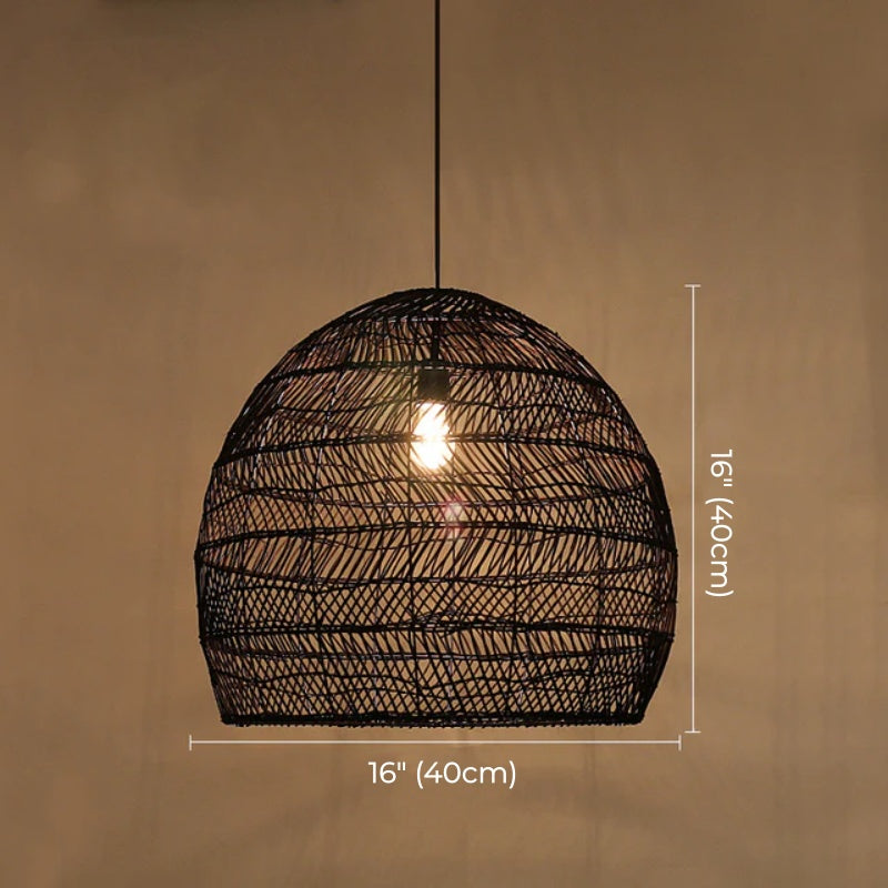 Natural Wicker Pendant Light