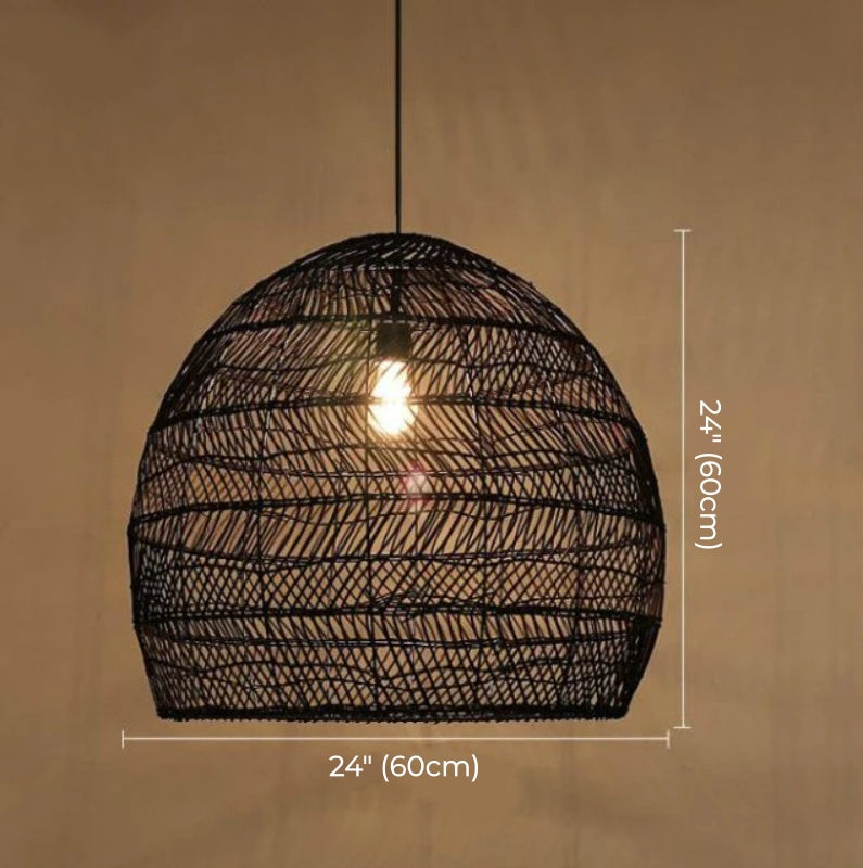 Natural Wicker Pendant Light