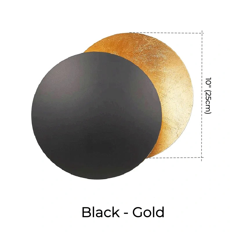 Moon Phase Metal Wall Lamp