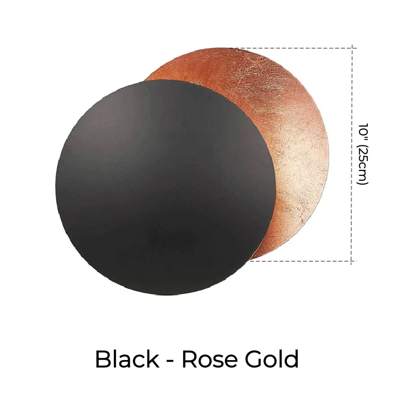 Moon Phase Metal Wall Lamp