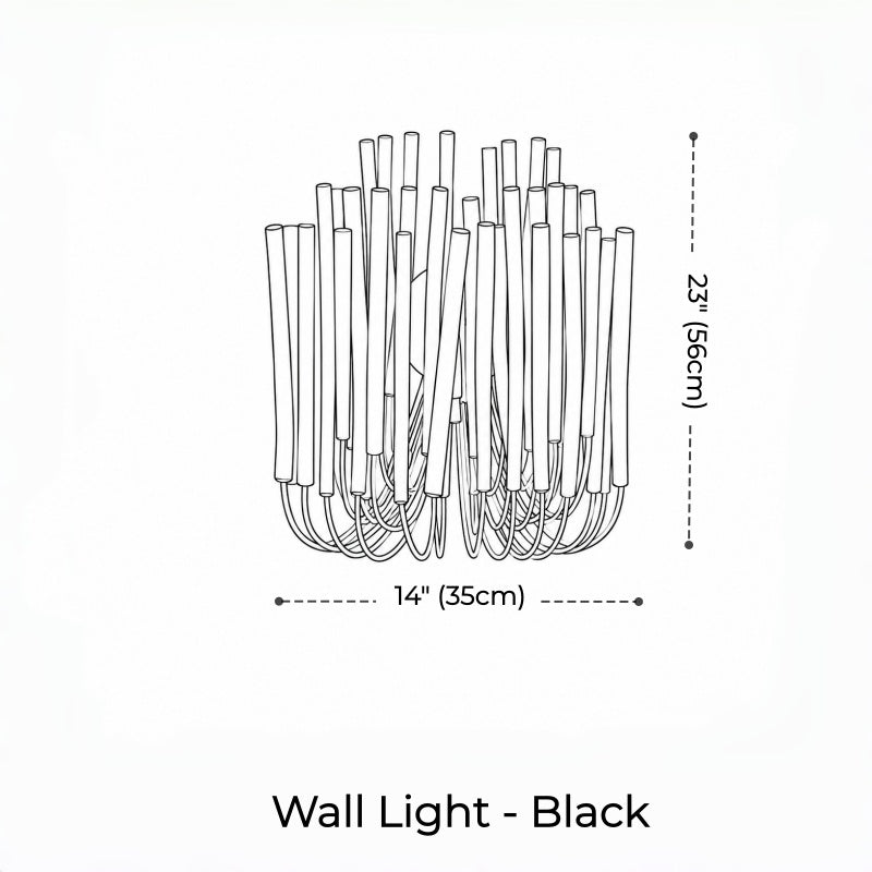 Agave Abstract Wood Chandelier