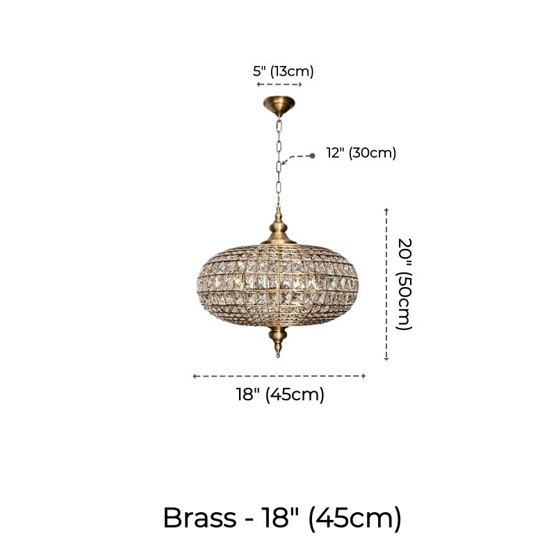 Genevieve Crystal Pendant Light