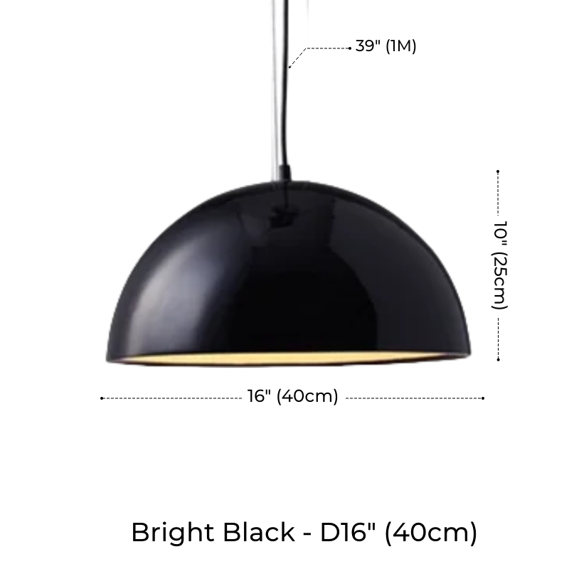 Resin Floral Relief Bloom Dome Pendant Light