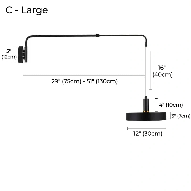 Axel Adjustable Telescopic Wall Sconce