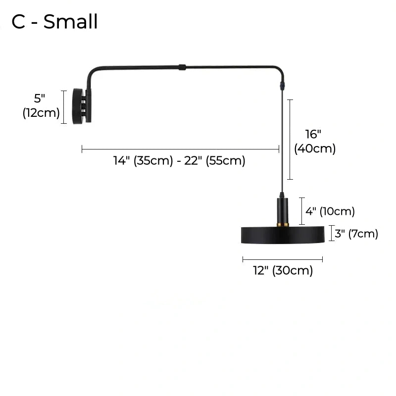 Axel Adjustable Telescopic Wall Sconce