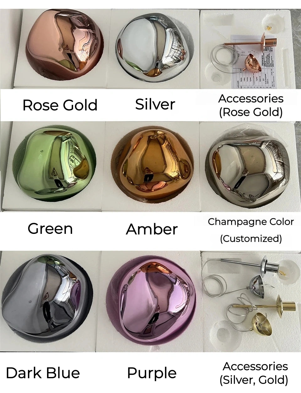 Nordic Lava Pendant Light, Bulb Version