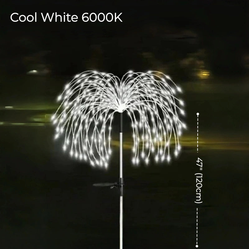 Willow-Inspired Solar Lawn LED Lights