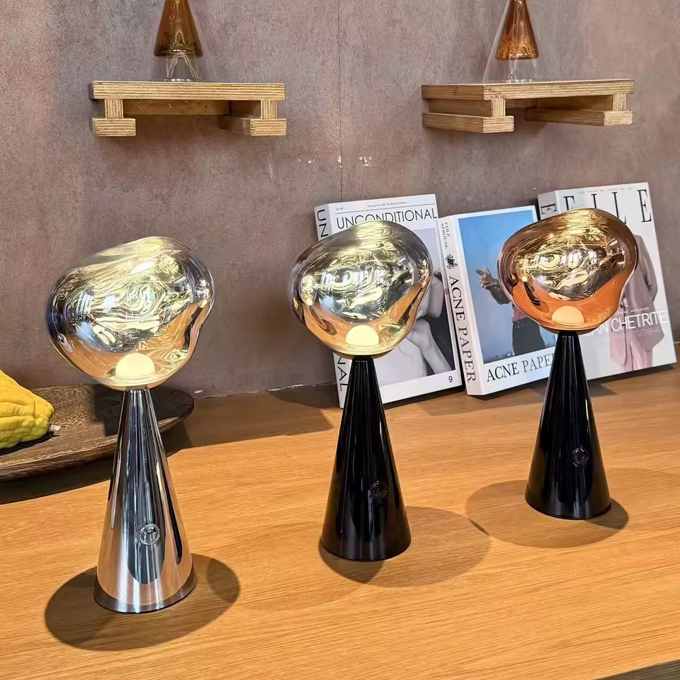 Tambora Lava Conical Table Lamp