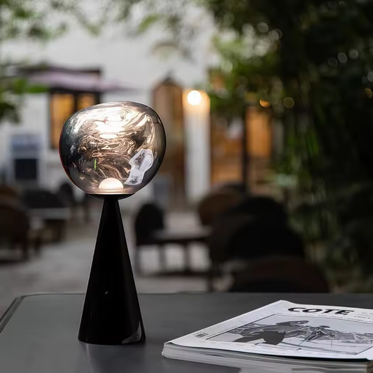 Tambora Lava Conical Table Lamp