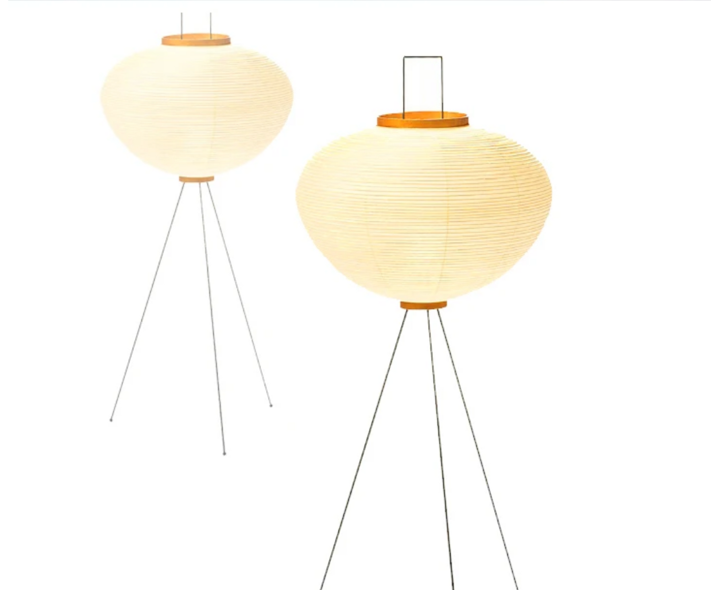 Aki Rice Paper Floor Lamp Collection