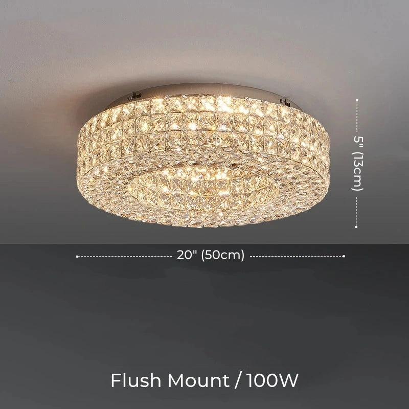 Cassia Ring Crystal Chandelier