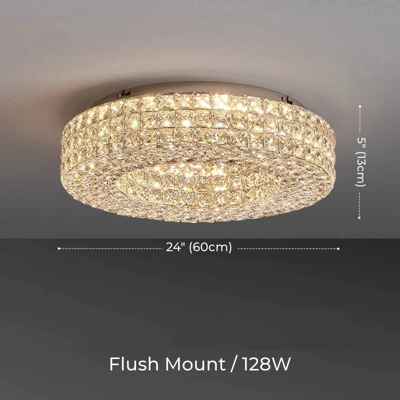 Cassia Ring Crystal Chandelier