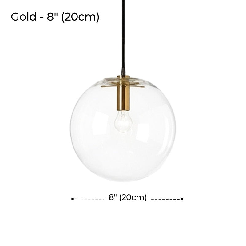 Élégante suspension Globe