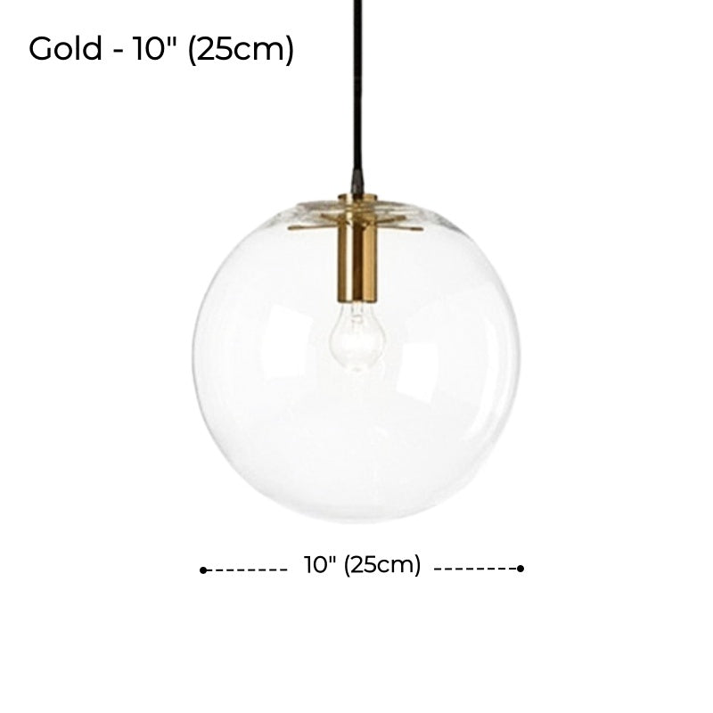 Élégante suspension Globe
