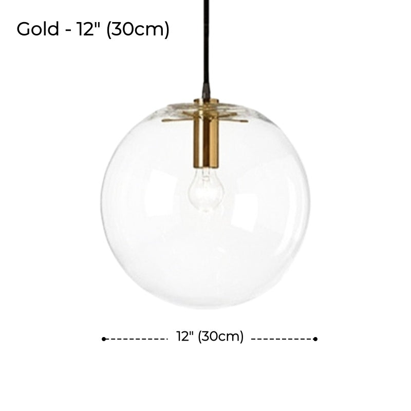 Élégante suspension Globe