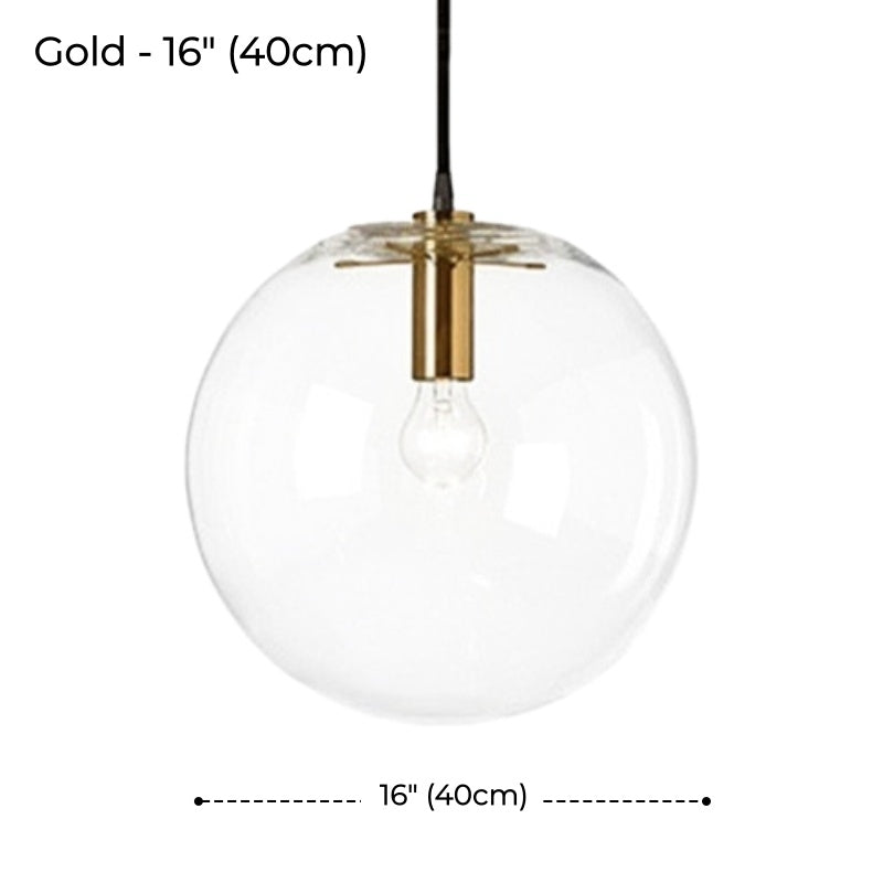 Élégante suspension Globe