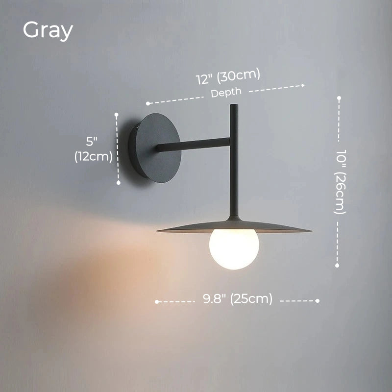 Nolan Minimalist Metal Wall Sconce