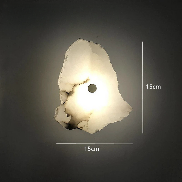 Led Marble Natural Marble LED Wall Light – GabyBerg Design