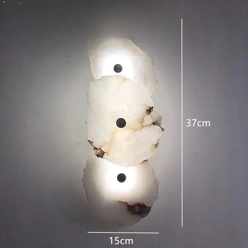 Led Marble Natural Marble LED Wall Light – GabyBerg Design