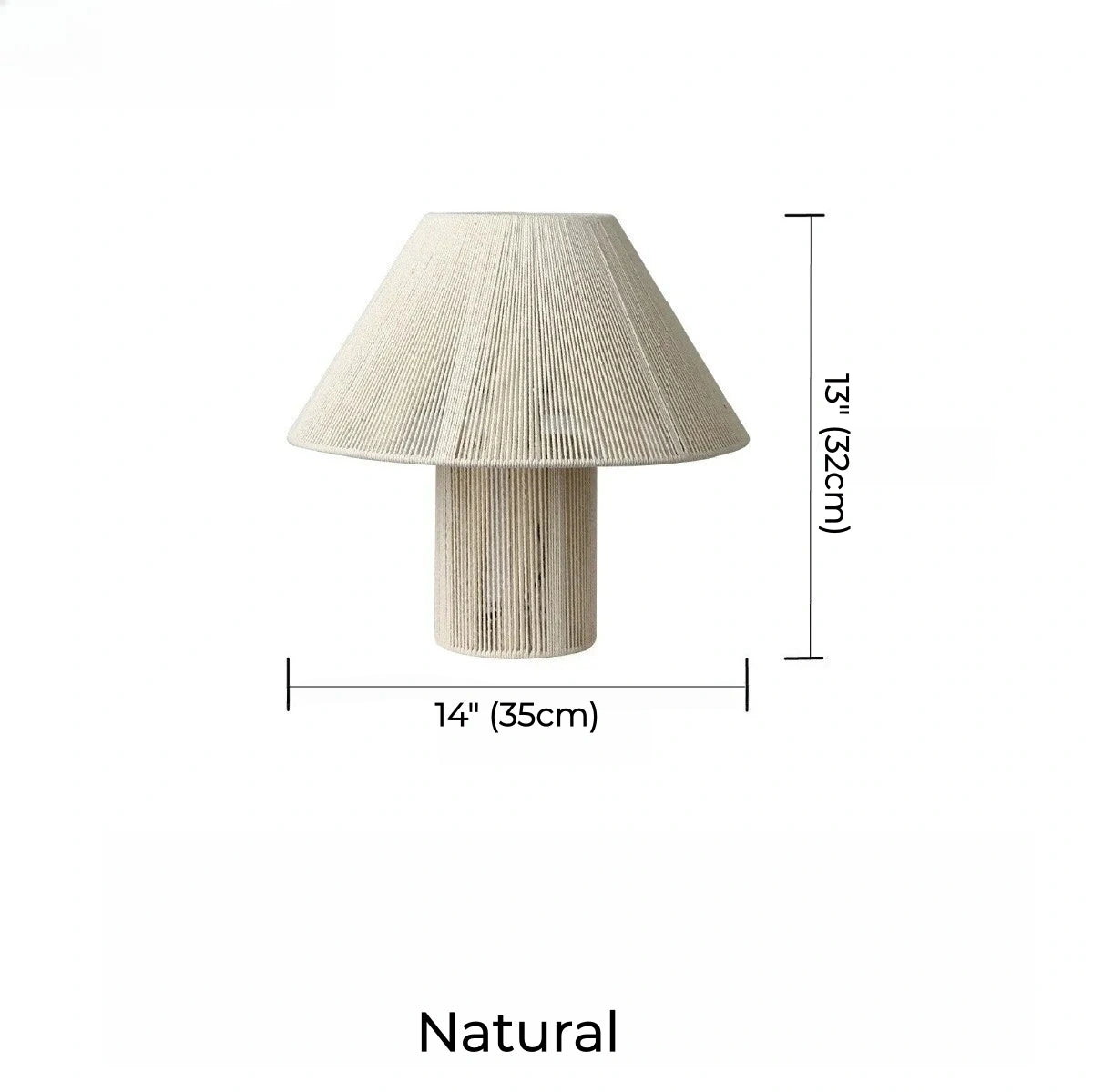 Sahara Handwoven Rope Table Lamp