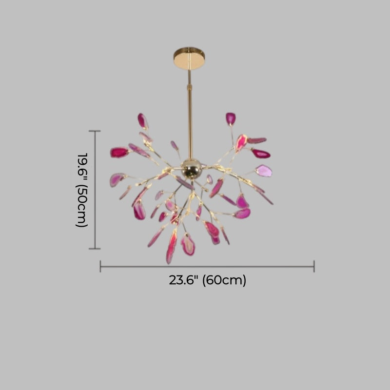 Heracleum Colorful Agate Branch Chandelier