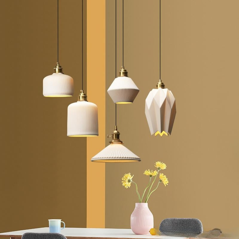 Ceramic Hand-Made Light Fixture