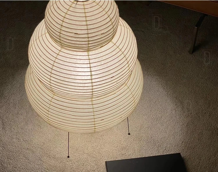 Aki Rice Paper Floor Lamp Collection