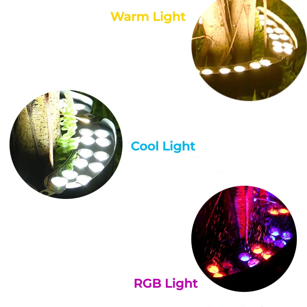 Solar LED Halo Tree Uplight