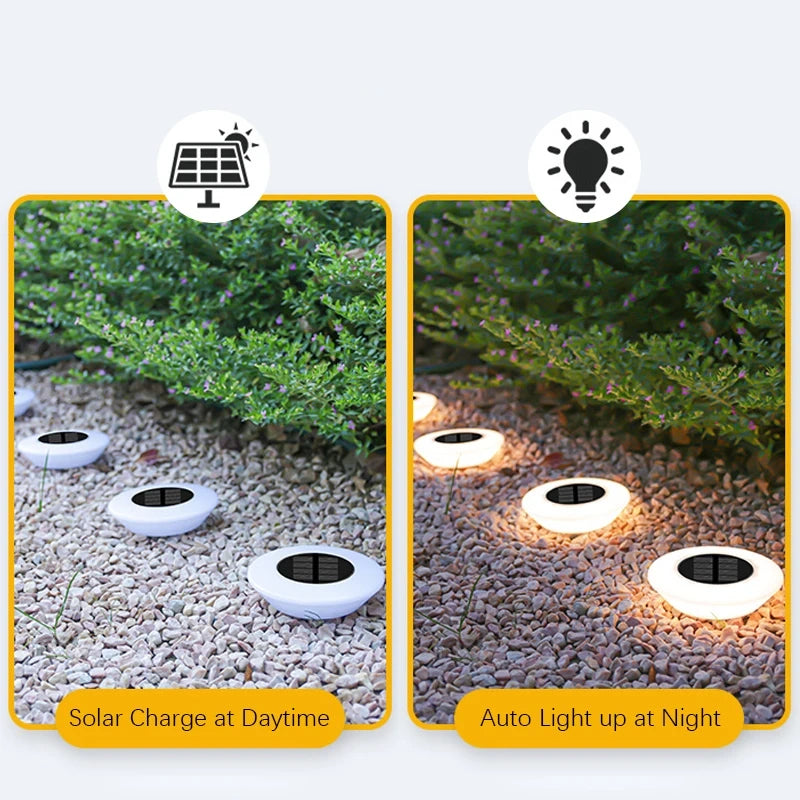 Halo LED Garden Solar Ground Light