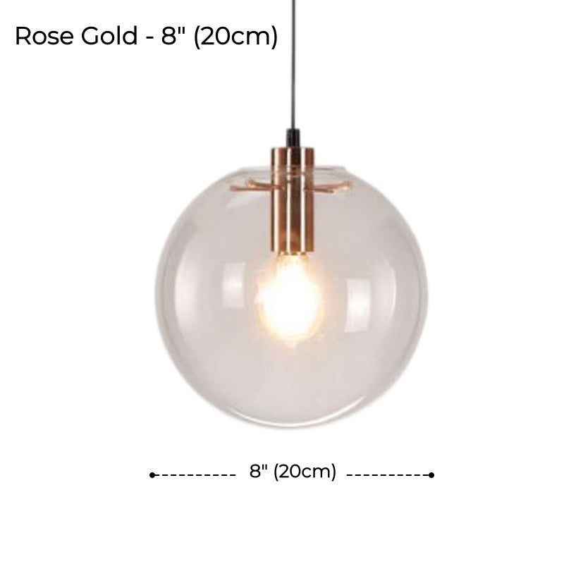 Élégante suspension Globe