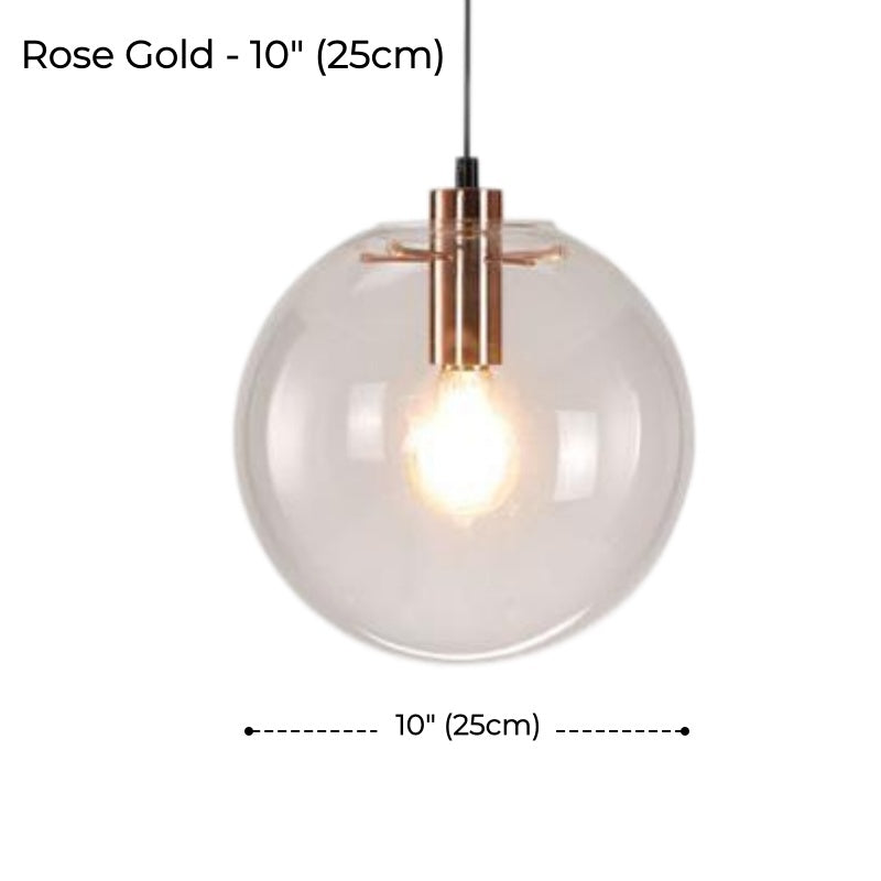 Élégante suspension Globe