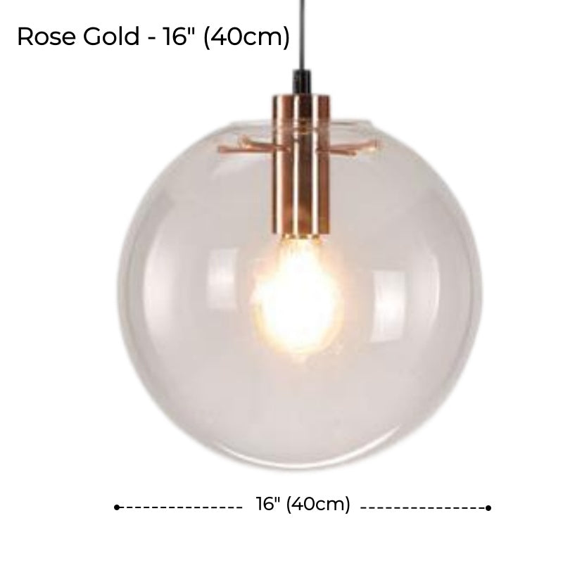 Élégante suspension Globe