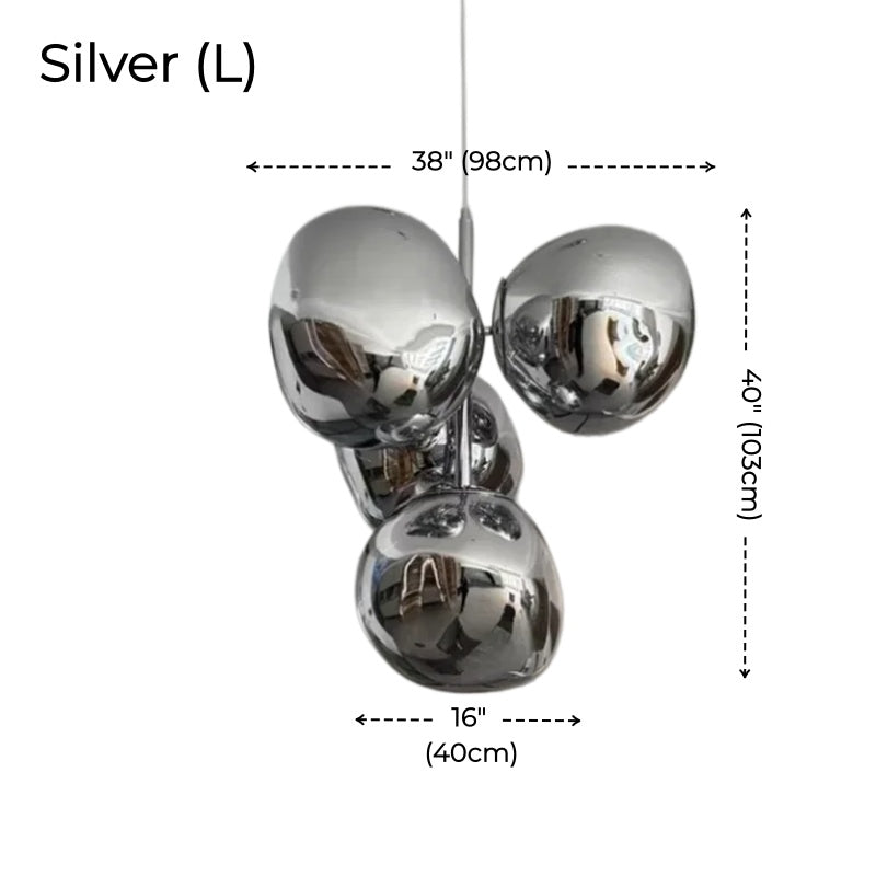 Nordic Lava Pendant Light, Bulb Version