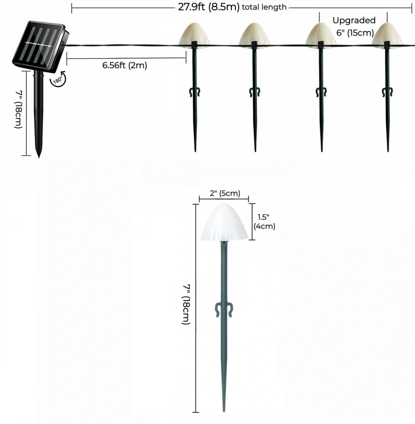 Mini Mushroom Solar Light